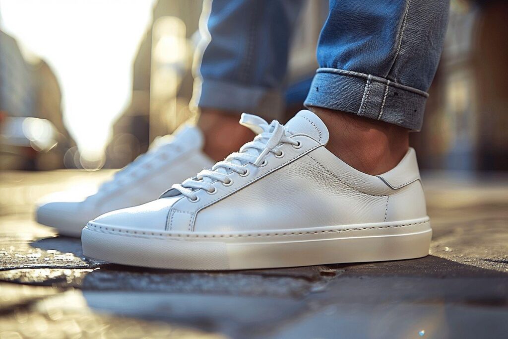 Comment nettoyer vos chaussures blanches : astuces efficaces pour baskets en cuir et tissu