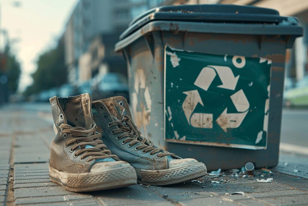 Où jeter vos chaussures usagées : guide des points de collecte et solutions de recyclage