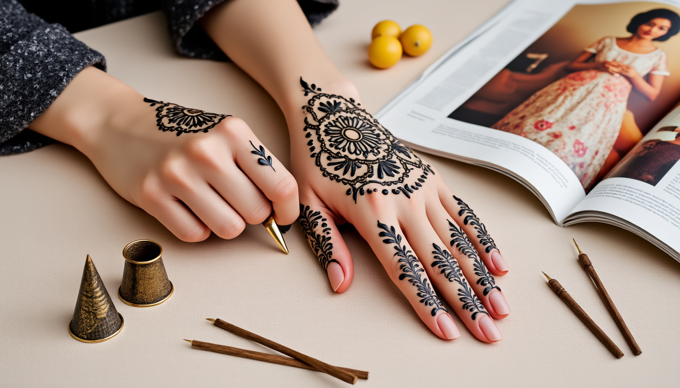 découvrez notre guide complet pour apprendre à réaliser un henné sur les mains, avec des conseils pratiques, des techniques pas à pas et des astuces pour obtenir des motifs magnifiques et durables.