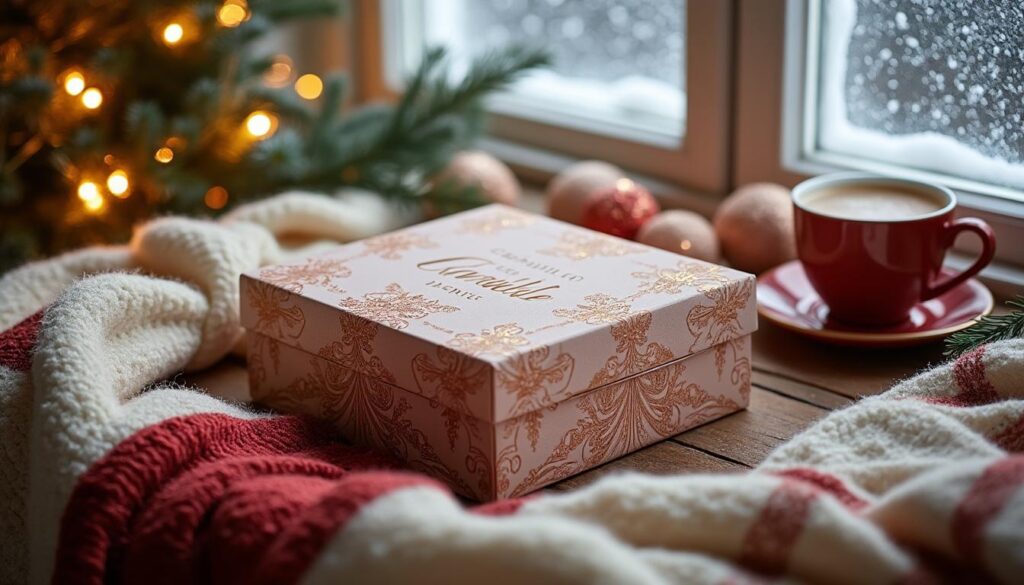 découvrez la box que j'adore, une invitation à plonger dans un enchantement hivernal où confort et élégance à la parisienne se rencontrent. offrez-vous un moment de douceur et de style, parfait pour la saison froide.