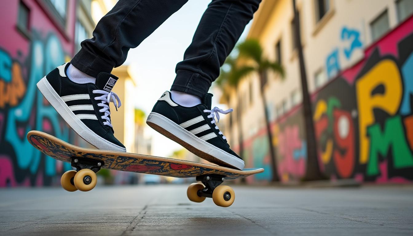 découvrez l'évolution des sneakers adidas skateboarding, conçues spécifiquement pour les skateurs. alliant style, performance et confort, ces chaussures révolutionnent la pratique du skateboard tout en restant à la pointe des tendances.