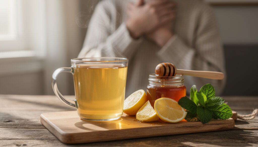 découvrez des remèdes naturels efficaces pour apaiser une gorge qui gratte et retrouver rapidement votre confort respiratoire.