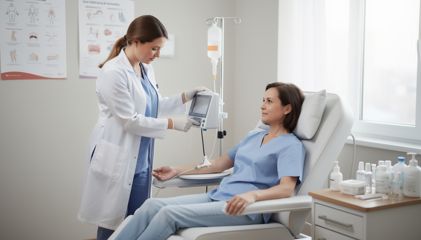 découvrez tout sur la perfusion de fer : ses indications, le déroulement de la procédure et les effets secondaires possibles pour mieux comprendre ce traitement.