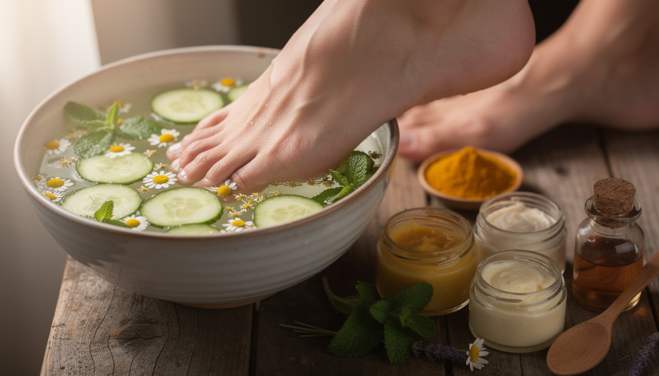 découvrez des remèdes de grand-mère efficaces pour soulager rapidement et naturellement la sensation de brûlure au pied.