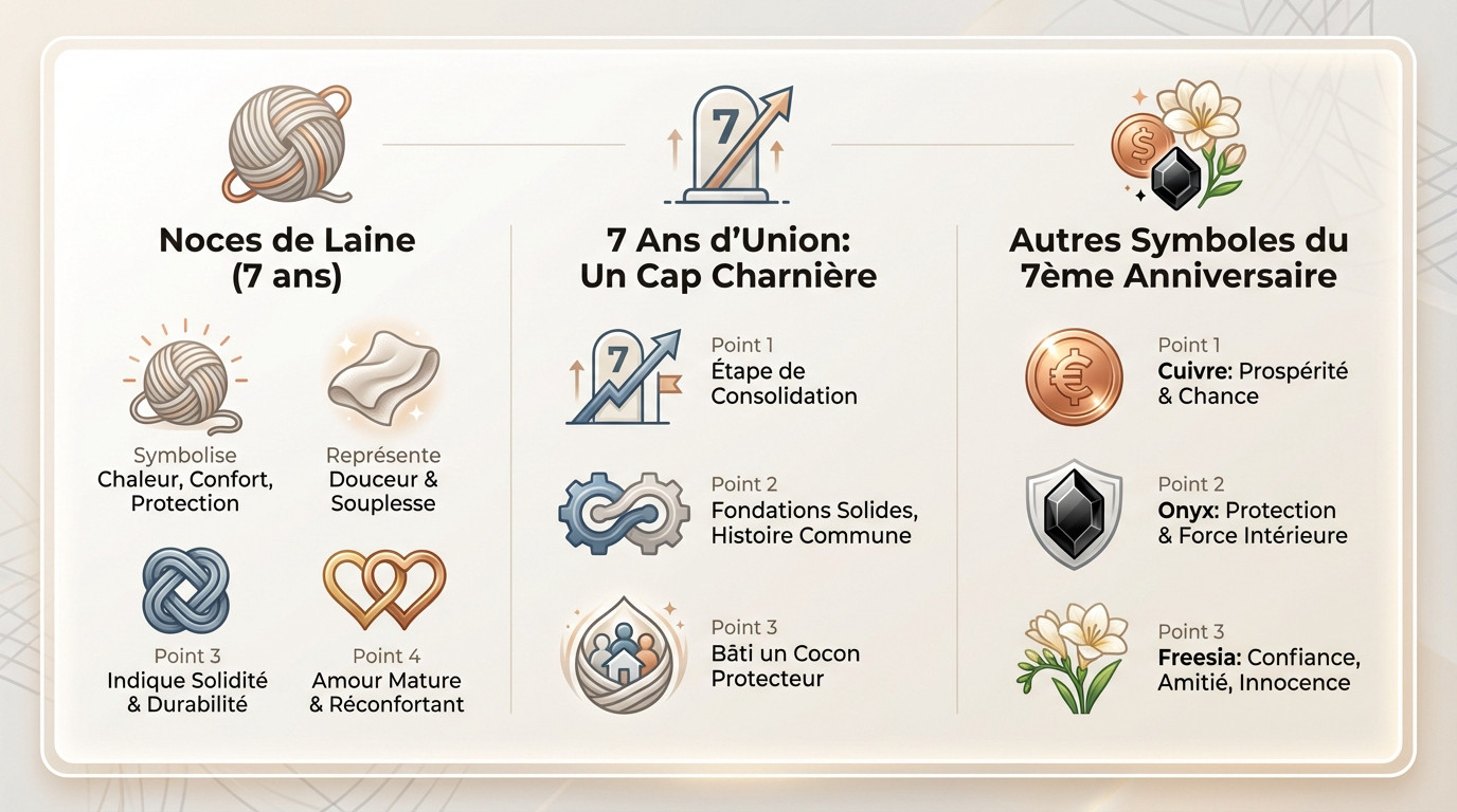 Couple célébrant ses 7 ans de mariage noces de laine avec des vêtements tricotés confortables