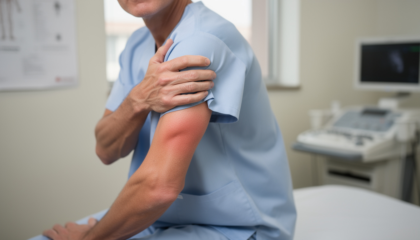 dĂ©couvrez les causes possibles de la douleur Ă l'Ă©paule irradiant dans le bras et les solutions efficaces pour soulager votre gĂȘne et retrouver votre mobilitĂ©.