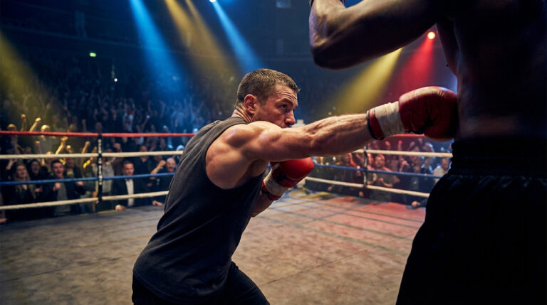 Mike Tyson in the boxing ring showcasing his power despite his 178 cm height