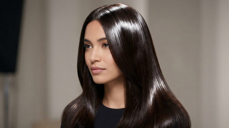 Gloss cheveux pour une brillance miroir intense et hydratation des cheveux